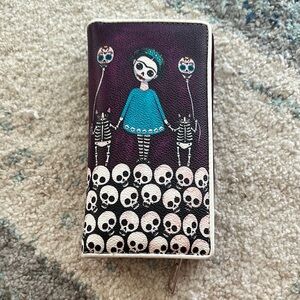 Unique Skeleton Art Wallet